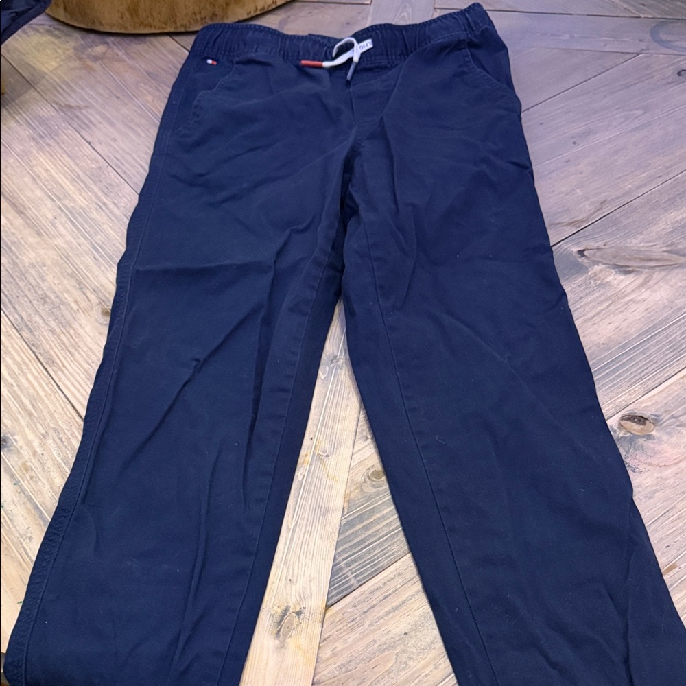 Tommy Hilfiger Navy Drawstring Jogger Pants 16-18